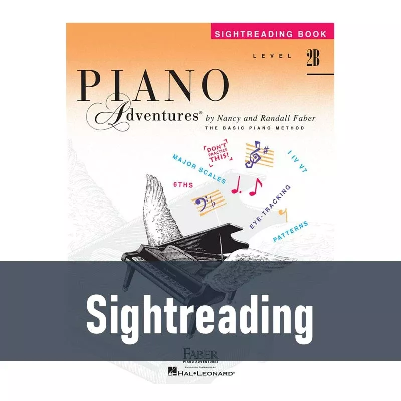 Piano Adventures - Sightreading (Level 2B)