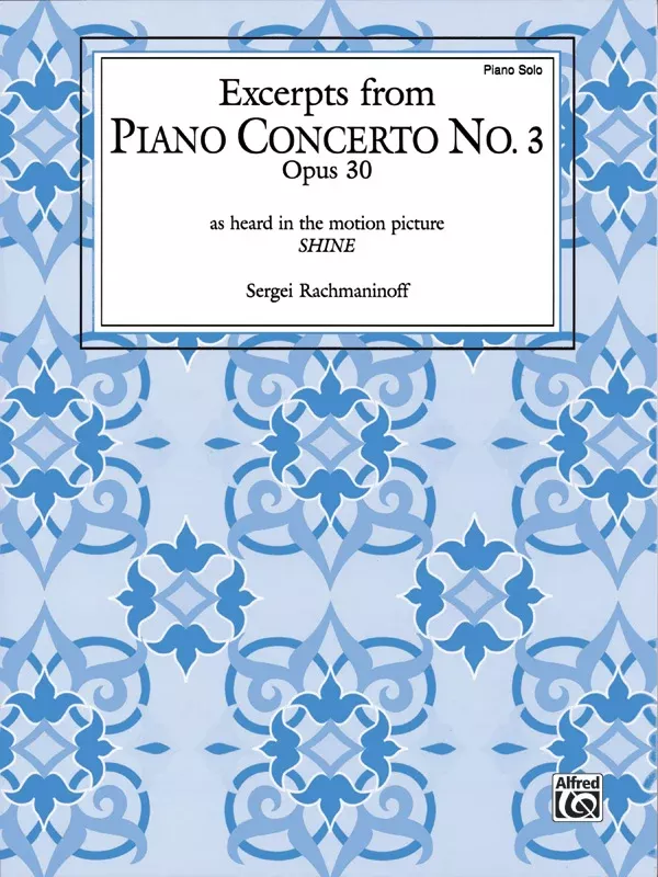 Piano Concerto No. 3, Opus 30, Excerpts from: Piano Sheet