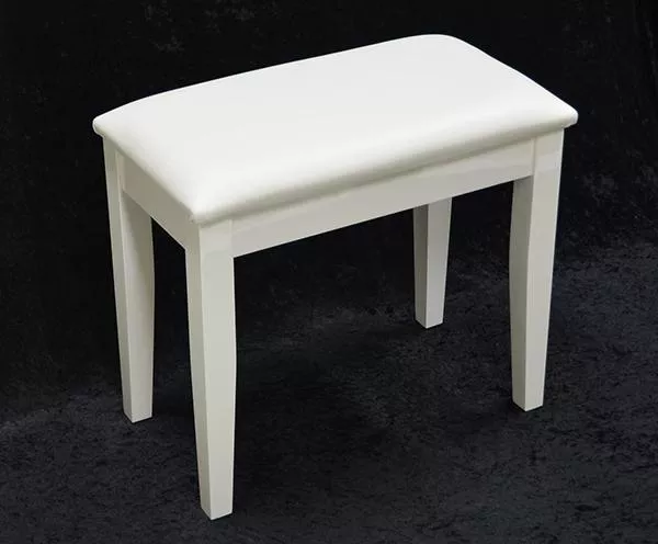 PIANO STOOL-White