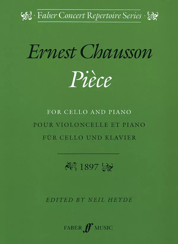 Piece, Opus 39: Cello & Piano Score & Part
