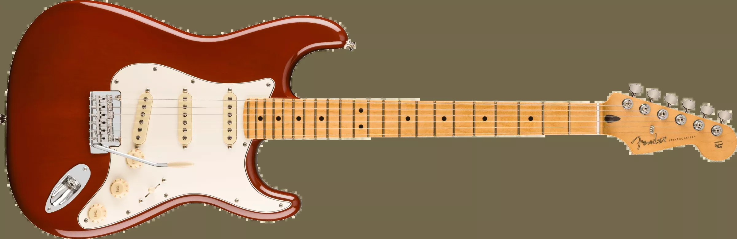 Player II Stratocaster, Maple Fingerboard, Transparent Mocha Burst