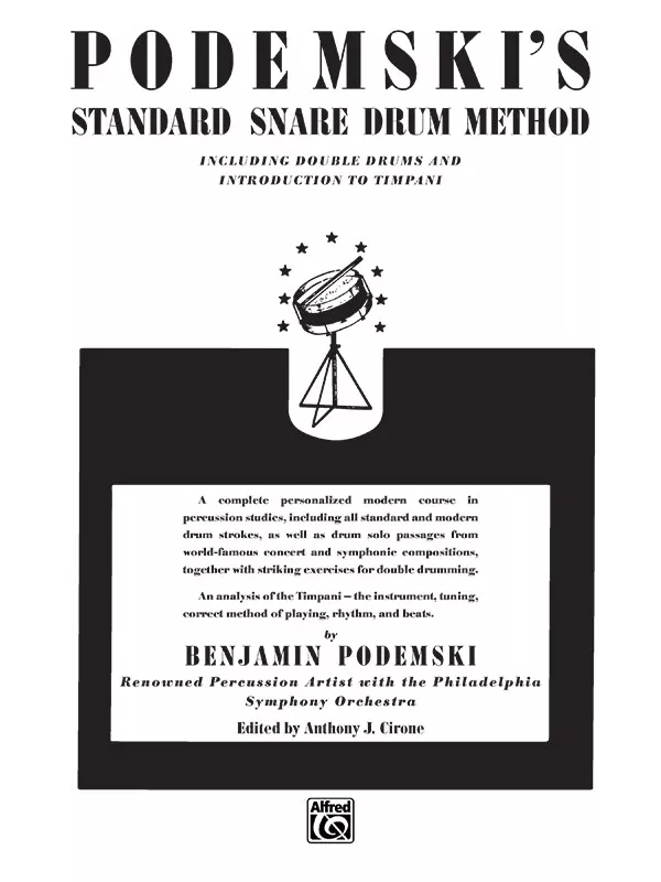 Podemski's Standard Snare Drum Method: Snare Drum Book