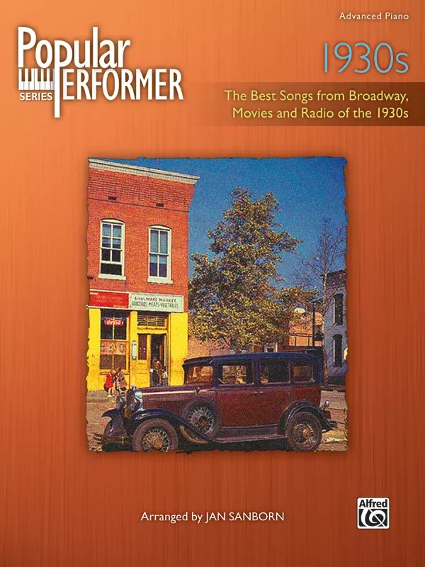 Popular Performer: 1930s: Piano Book
