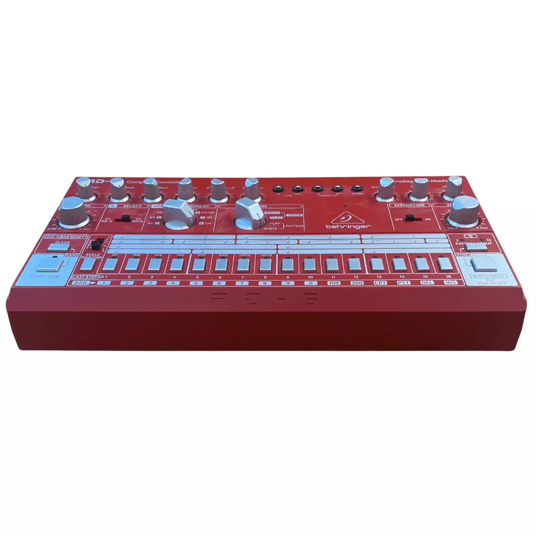 Pre-Owned Behringer RD-6 Analog Drum Machine – Red with Original Box & PSU