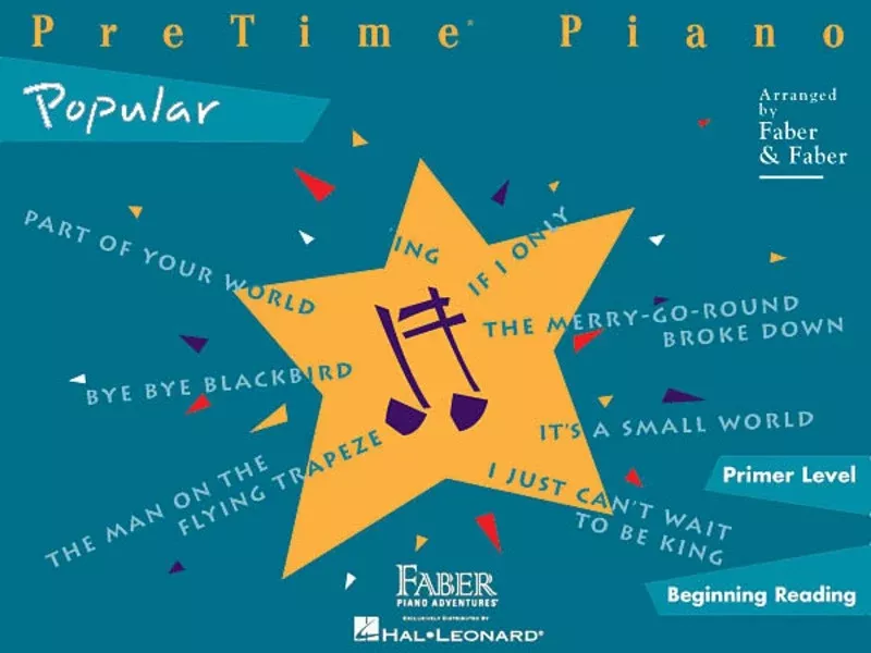 PRE TIME PIANO POPULAR PRIMER LEVEL