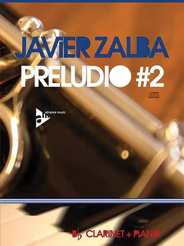 Preludio #2: B-flat Clarinet & Piano Book & CD
