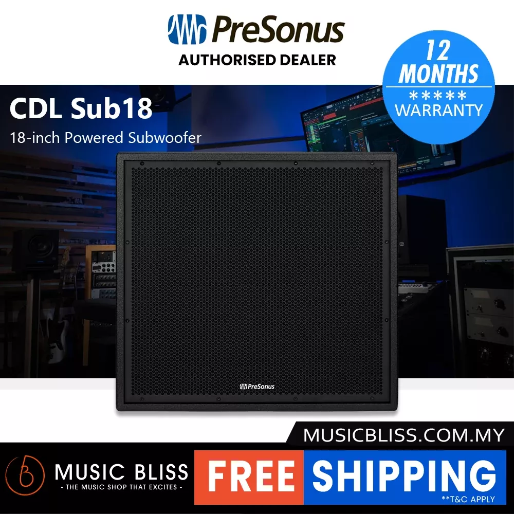 PreSonus CDL Sub18 18-inch Powered Subwoofer