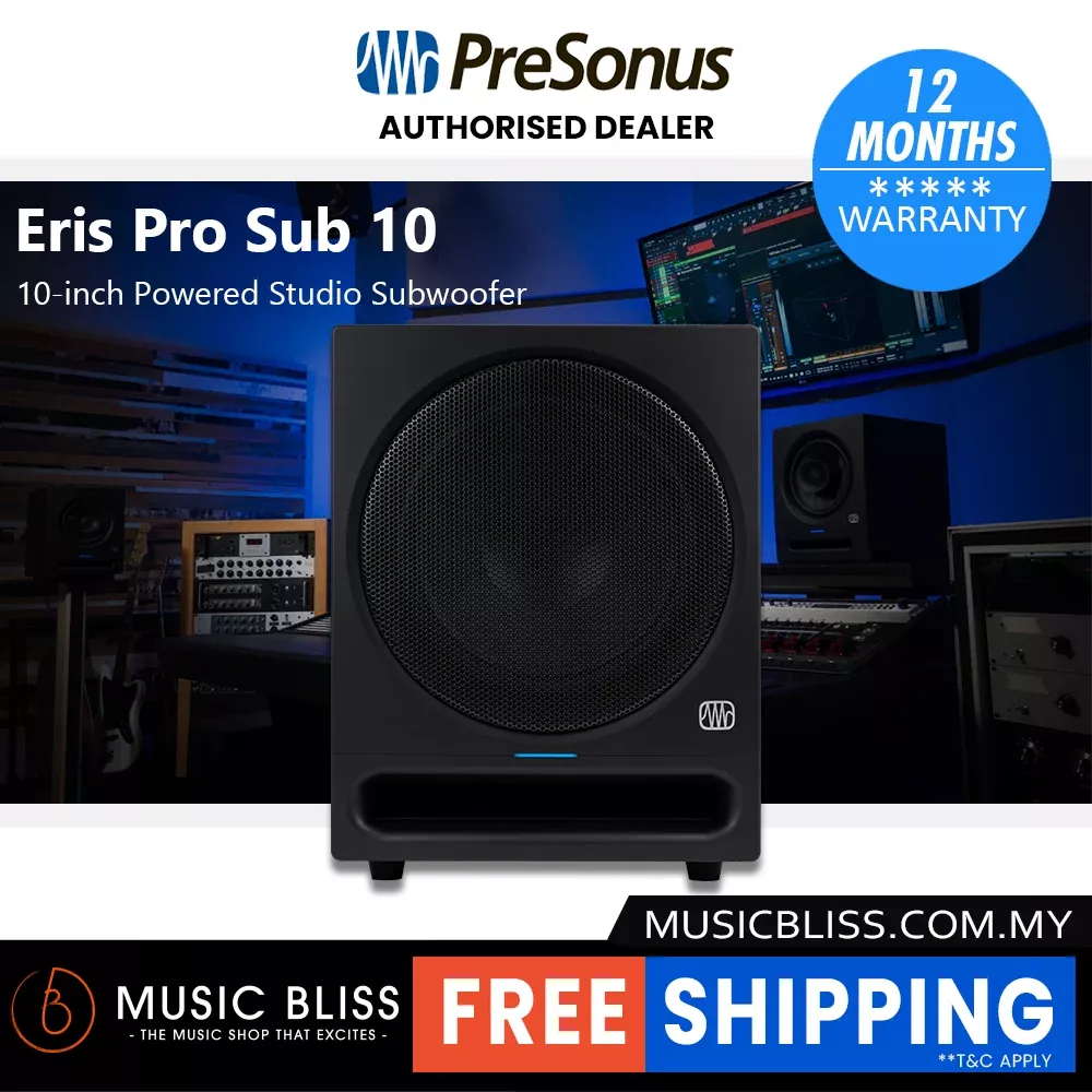 PreSonus Eris Pro Sub 10 10-inch Powered Studio Subwoofer