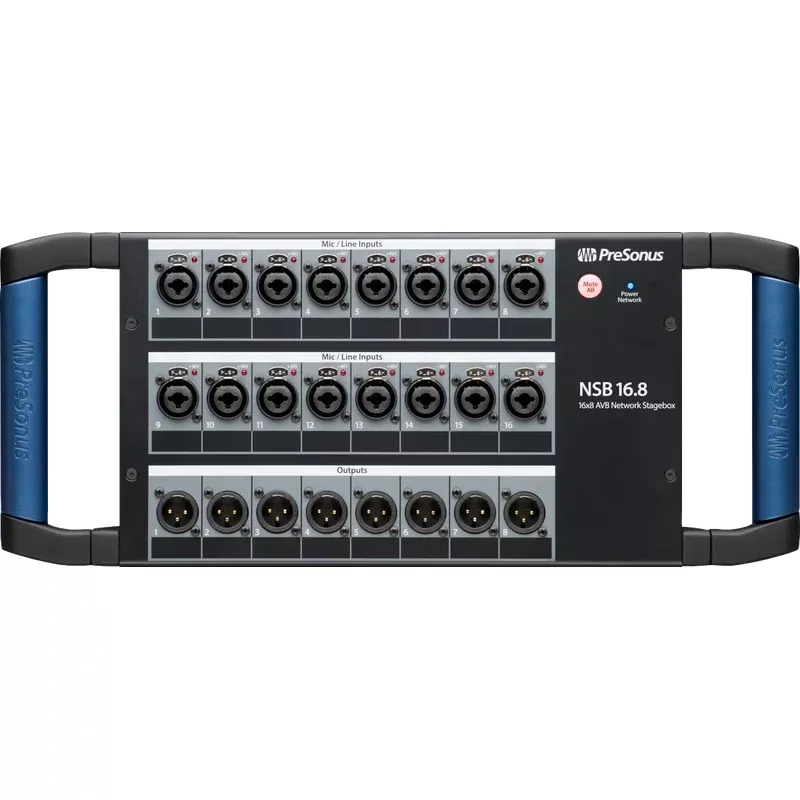 PreSonus NSB 16.8 Networked Stage Box, Black 2779300201