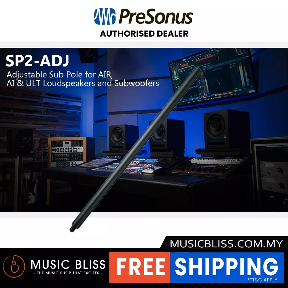 PreSonus SP2-ADJ Adjustable Speaker Pole for AIR / AI / ULT Series