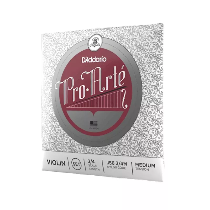 ProArte Violin String Set - 3/4, Ball End E, Medium Tension