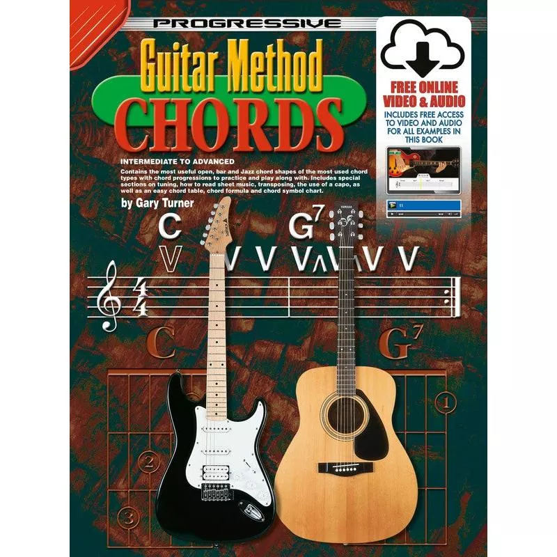 PROGRESSIVE GUITAR METHOD CHORDS BK/OLA