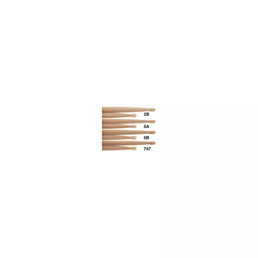 Promark Natural Hickory Drum Sticks Wood 2B