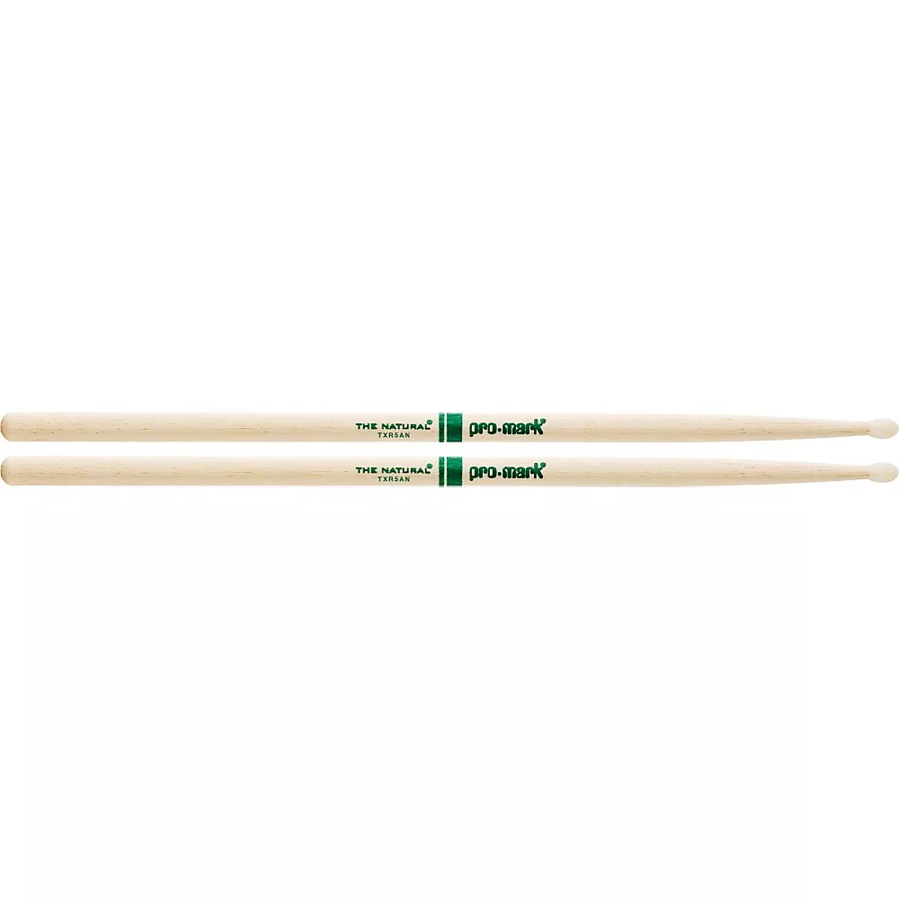 Promark Natural Hickory Drumsticks Nylon 5A