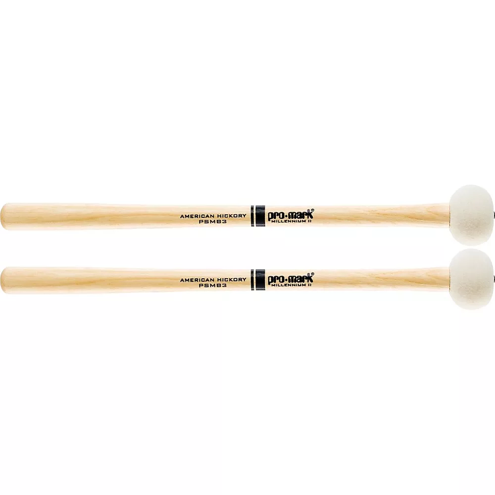 Promark PSMB Marching Bass Drum Mallets PSMB3 Medium Small