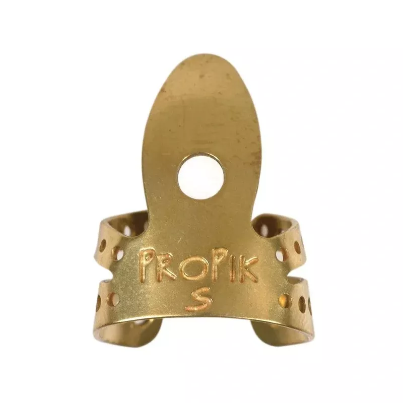 Propik Brass Fingerpick, Split Wrap, Small