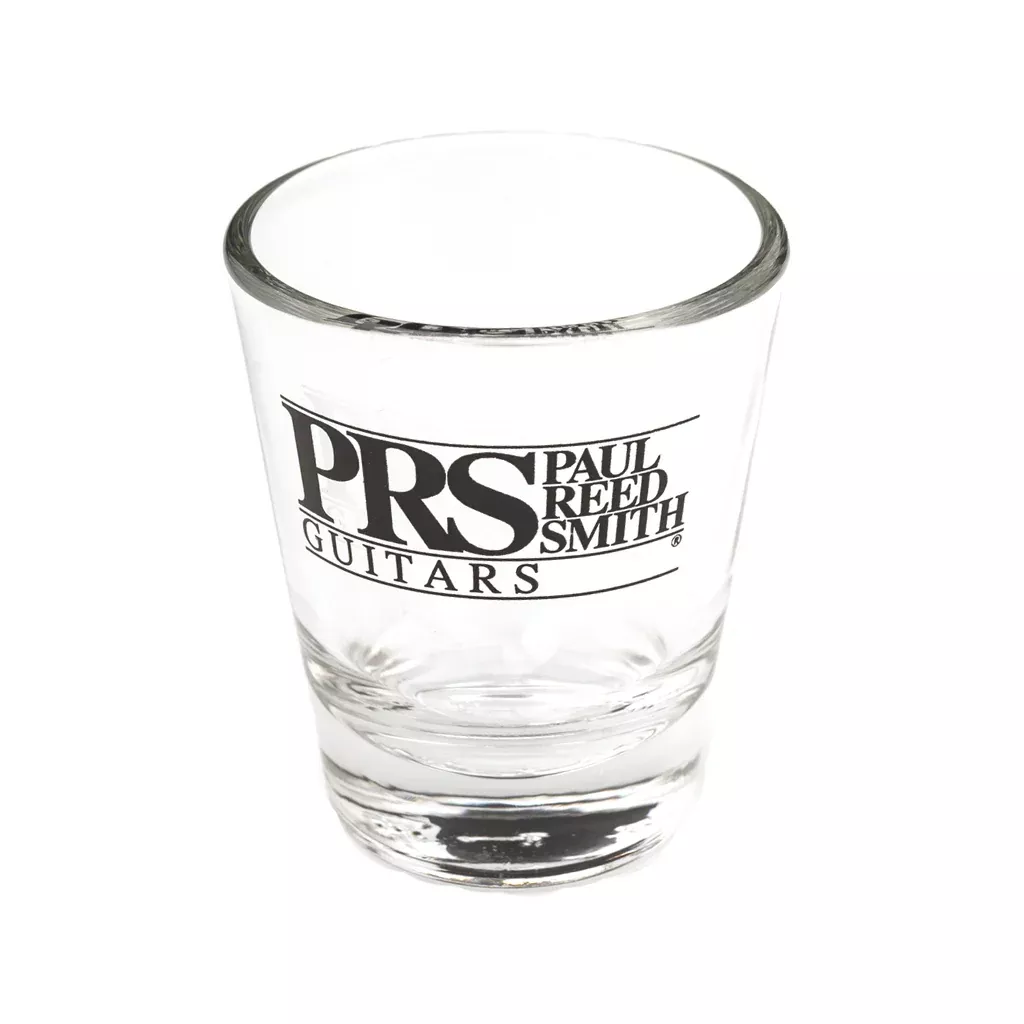 PRS Block Logo Clear Shot Glass