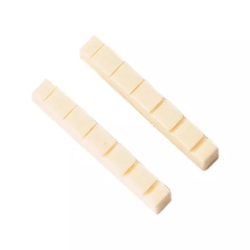 PRS Pattern Vintage Guitar String Nut, Bone Natural, Set of 2, Wide/Tall