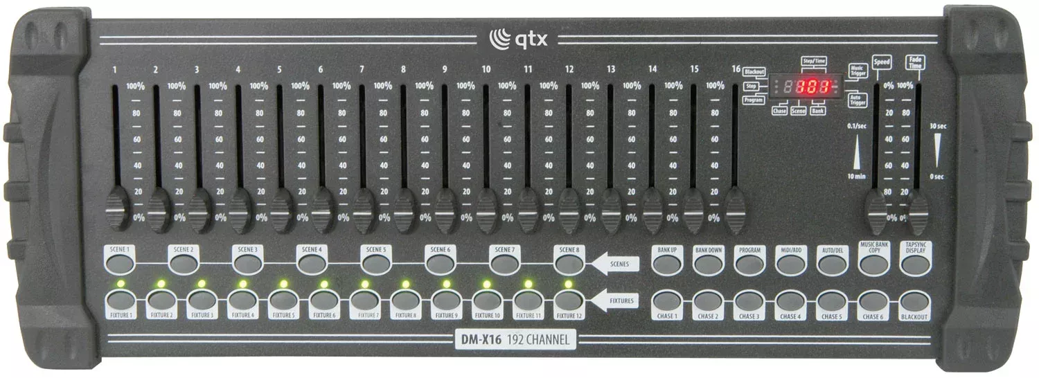 QTX 192 Channel DMX Controller – DM-X16