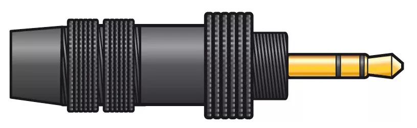 QTX 3.5mm Threaded Stereo Jack Plugs