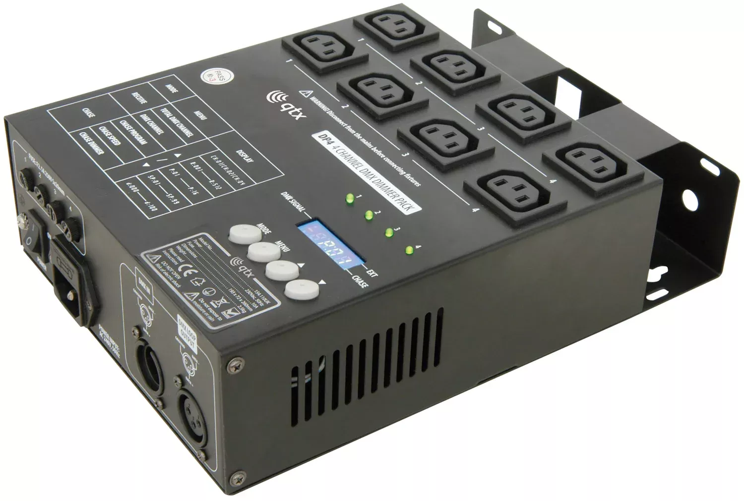 QTX 4 Channel DMX Dimmer Pack – DP4
