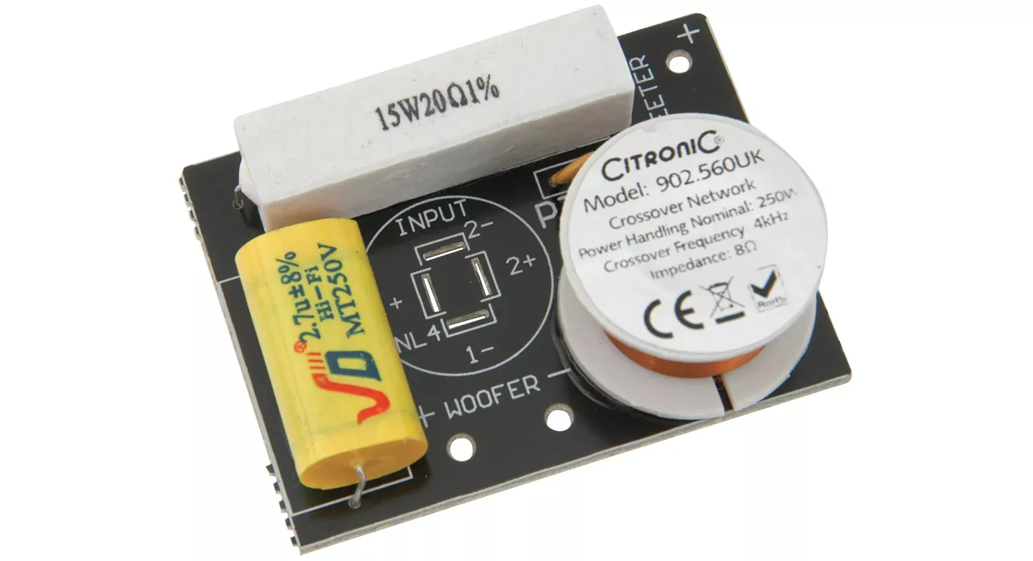QTX Crossover Network for QS15A and QR8A