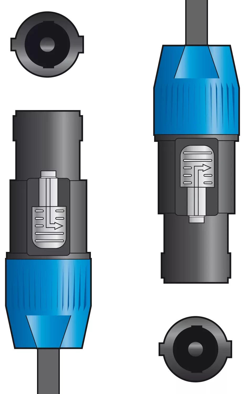 QTX Essential Speaker Leads Speaker Plug – Speaker Plug