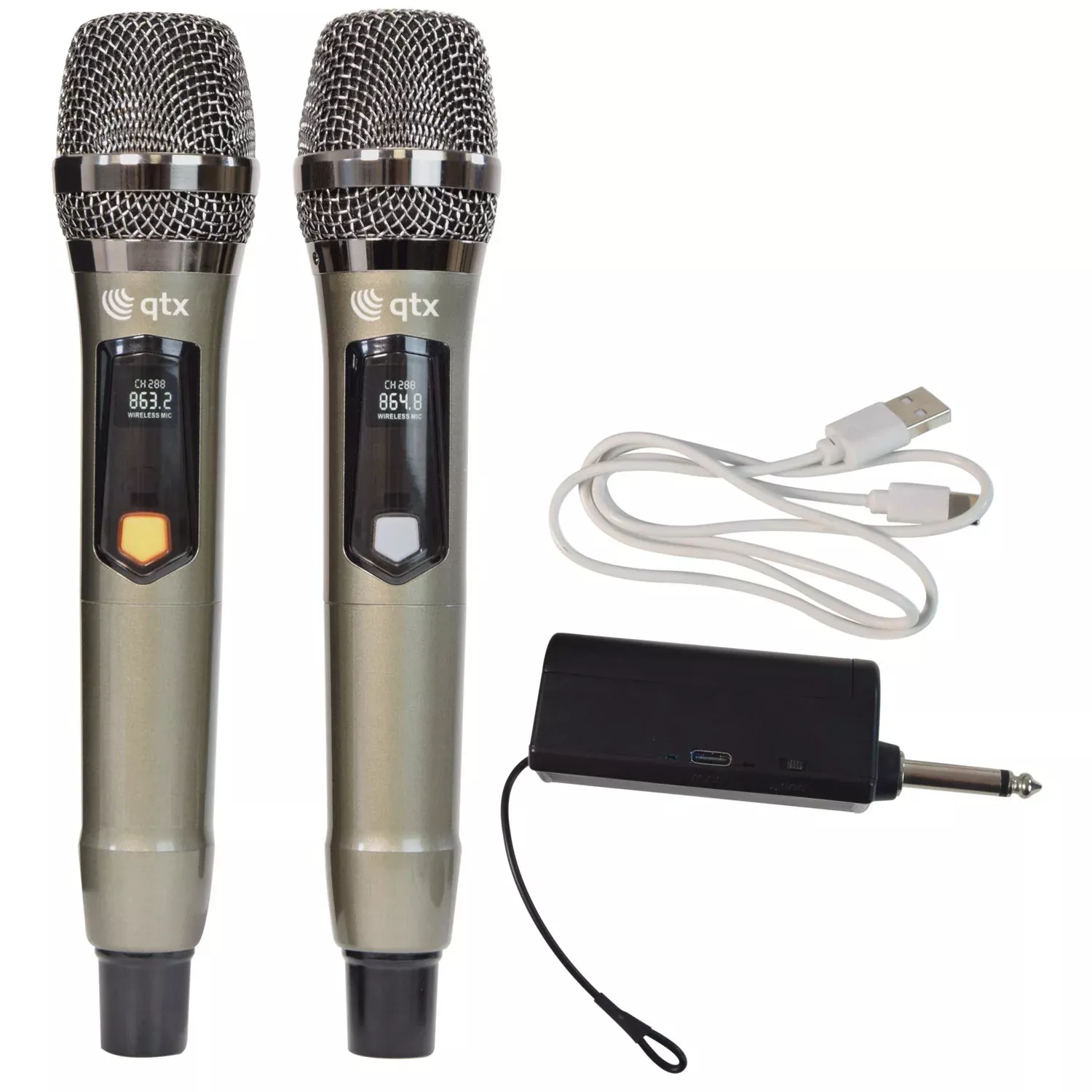 QTX J-MIC Dual UHF Handheld System