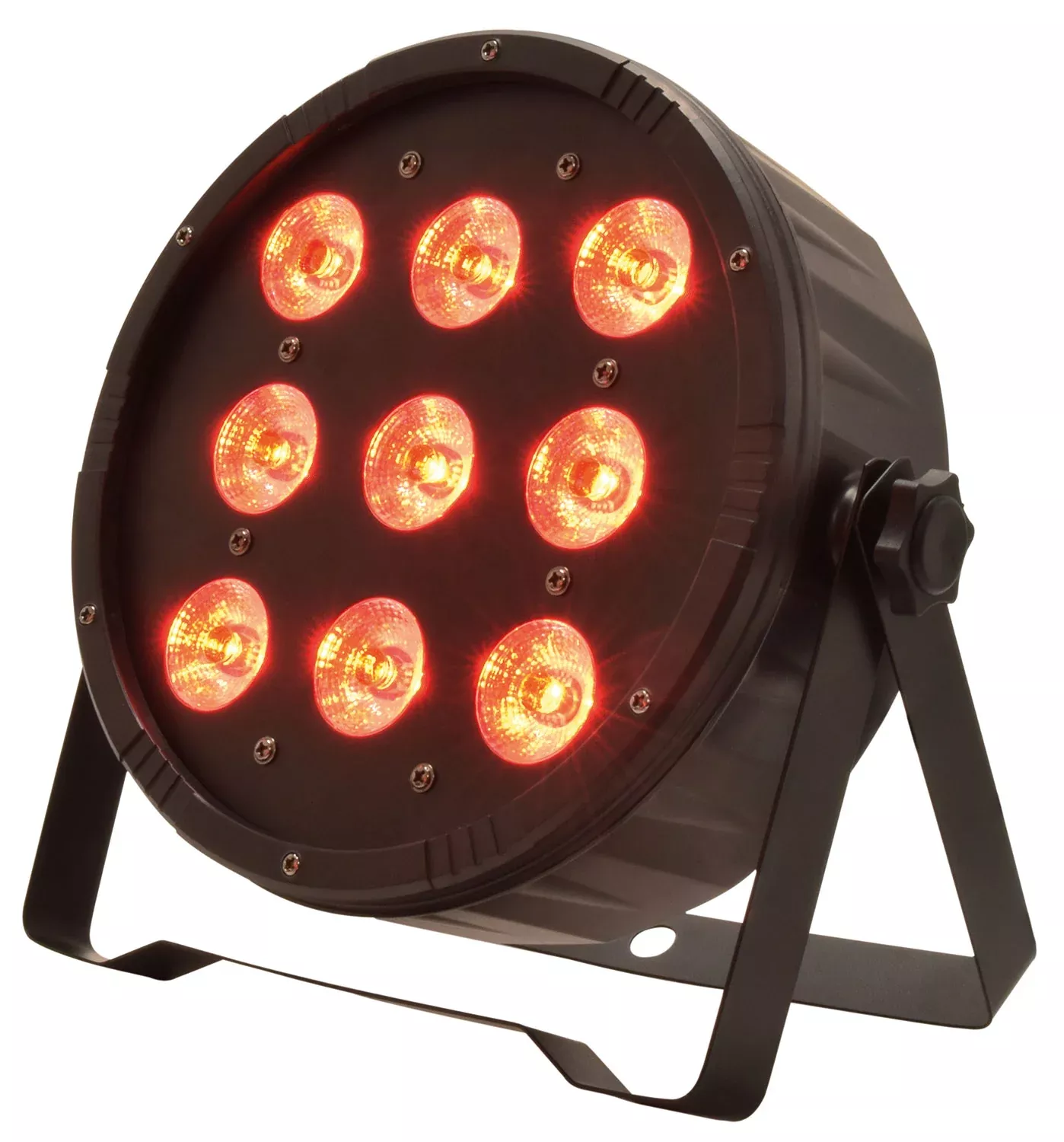 QTX PAR-54: Extra Flat 4-in-1 LED Plastic PAR Can