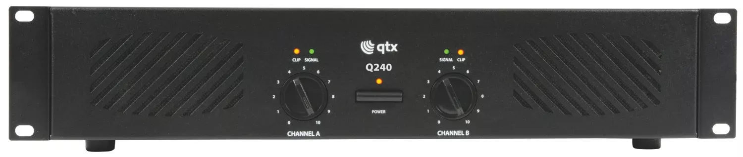 QTX Q Series Stereo Power Amplifiers – Q240