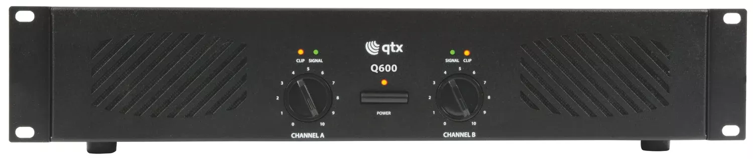 QTX Q Series Stereo Power Amplifiers – Q600