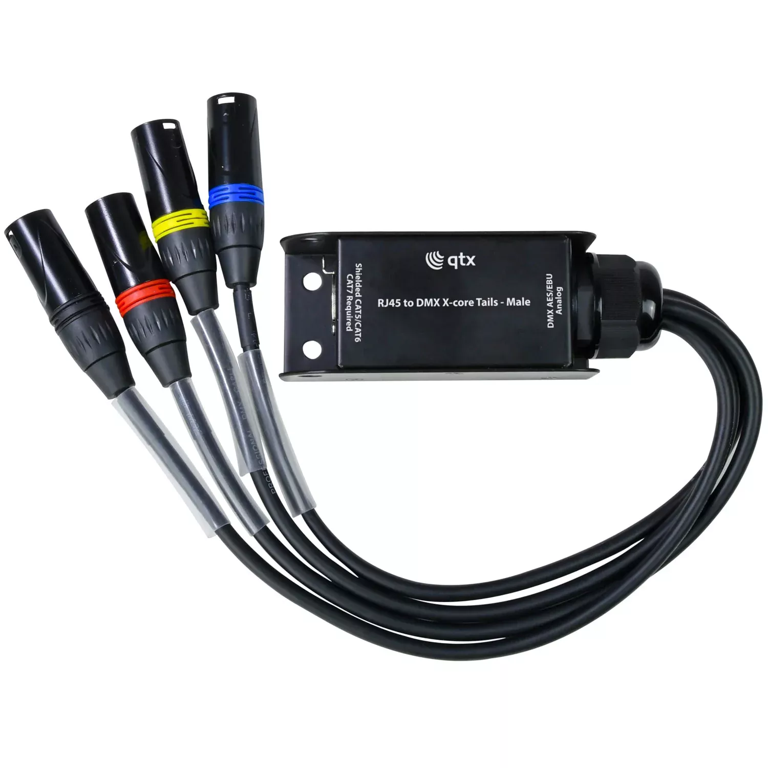 QTX RJ45 to DMX X-core With Tails