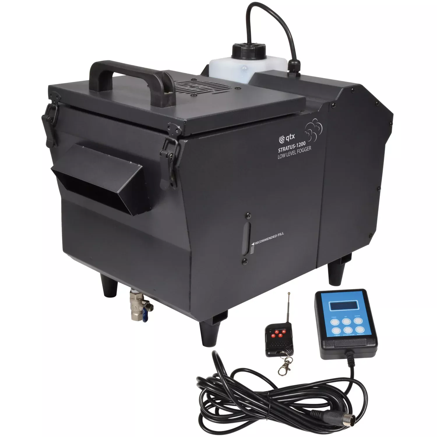 QTX STRATUS-1200: Low Level Fog Machine 1200W