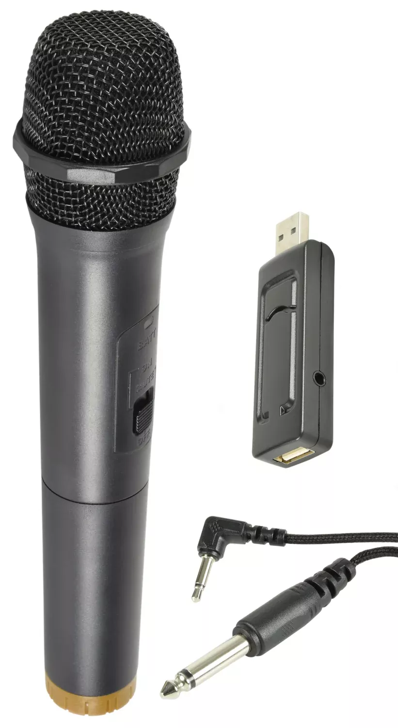 QTX U-MIC Wireless Set – USB Powered Handheld UHF Microphone – U-MIC-863.2