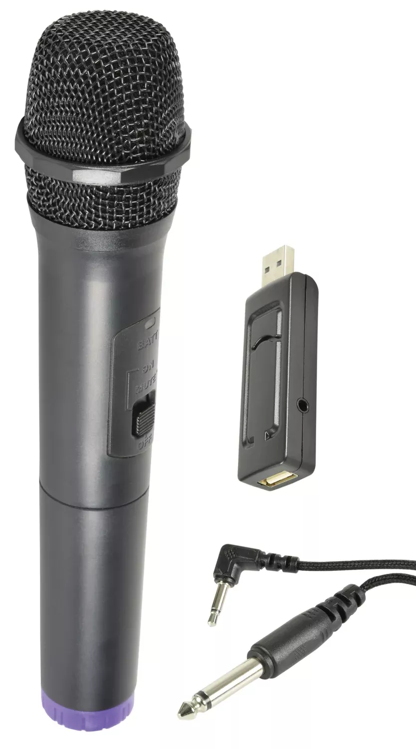QTX U-MIC Wireless Set – USB Powered Handheld UHF Microphone – U-MIC-864.8