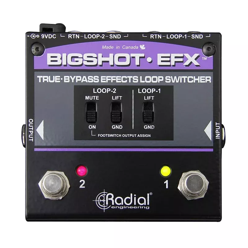 Radial Engineering Bigshot EFX Tru-Bypass Effects Loop Switcher