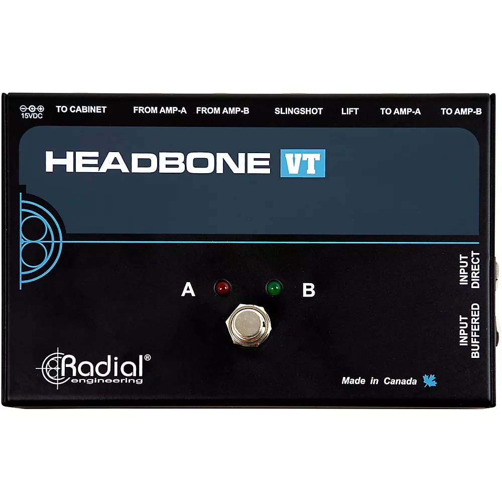Radial Engineering Headbone VT Amp Head Switcher for Tube Amps