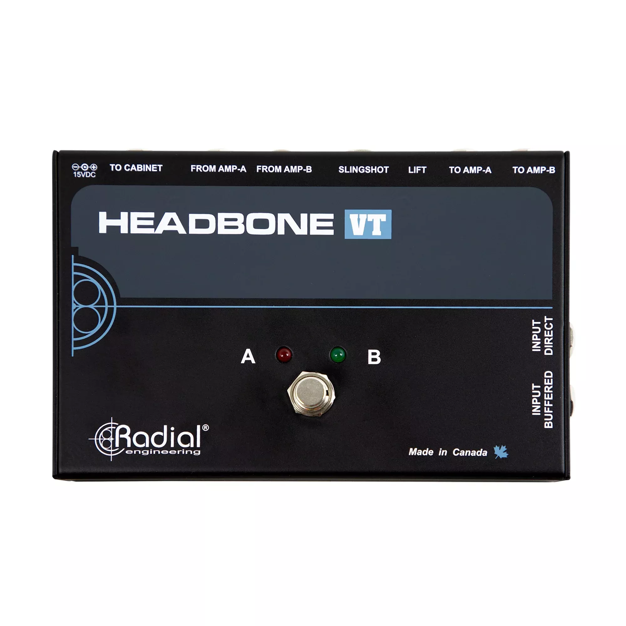 Radial Engineering Headbone VT Tube Amplifier Head Switcher Footswitch
