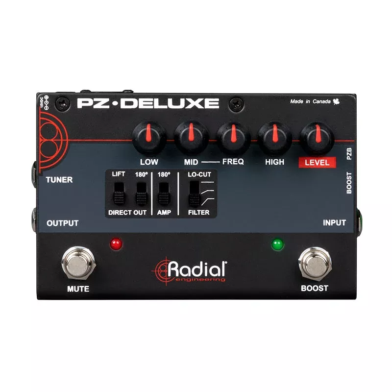 Radial Engineering PZ-Deluxe Acoustic Instrument Preamp