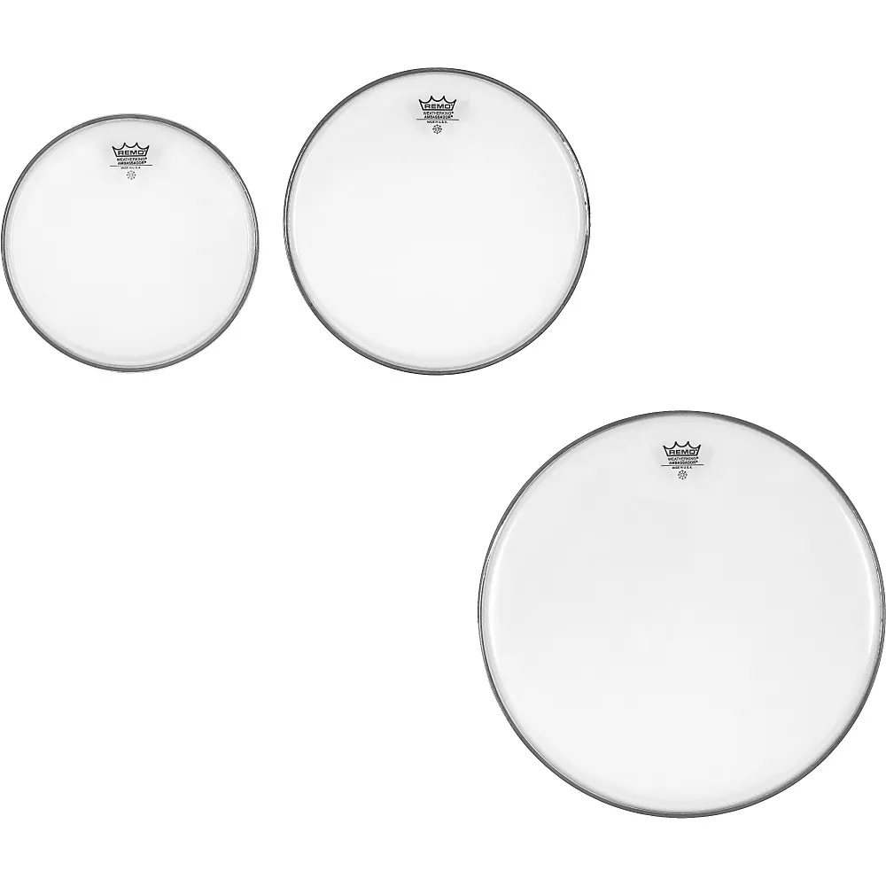Remo Ambassador Clear New Fusion Tom Drum Head Pack