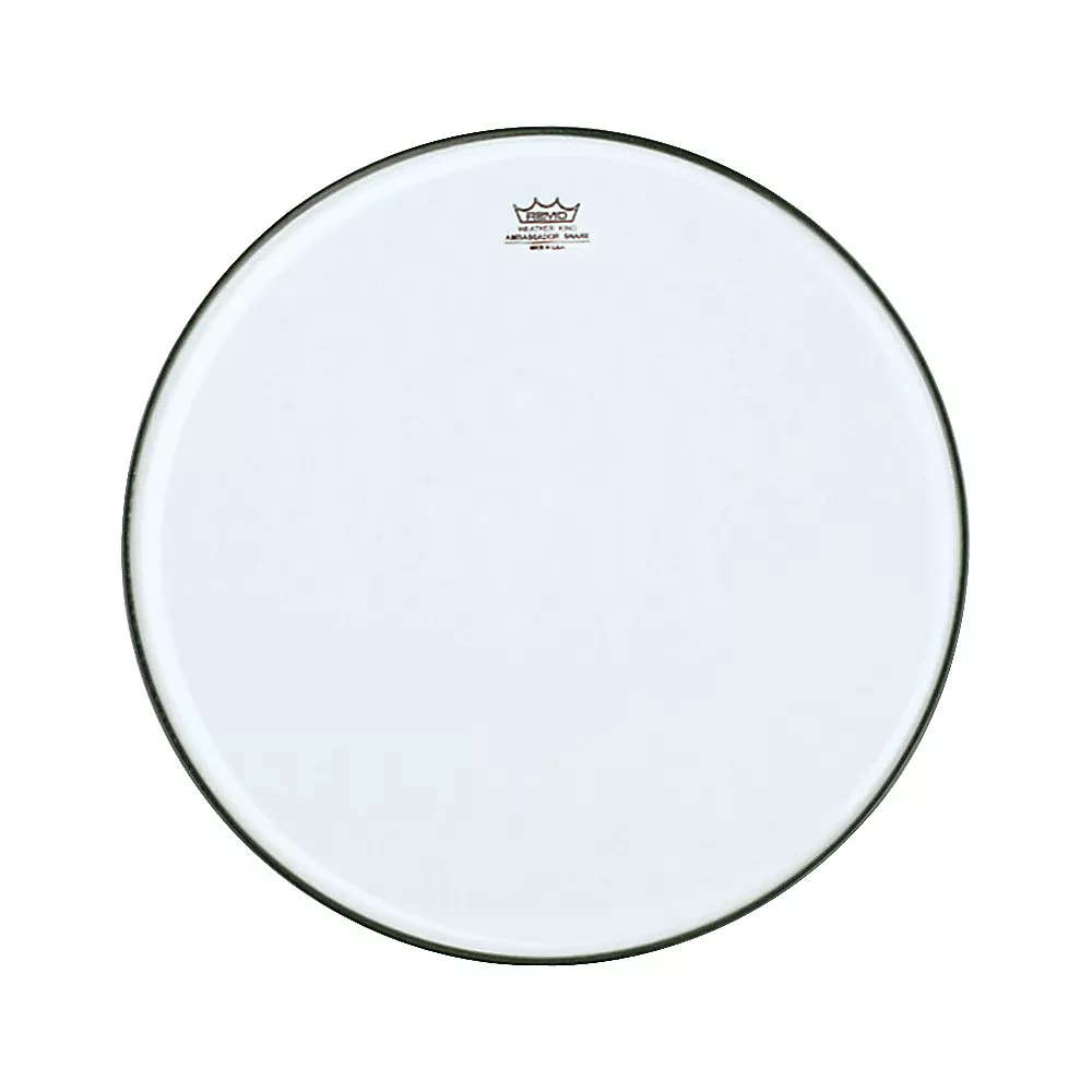 Remo Ambassador Clear Snare Side Marching Head 14 in.