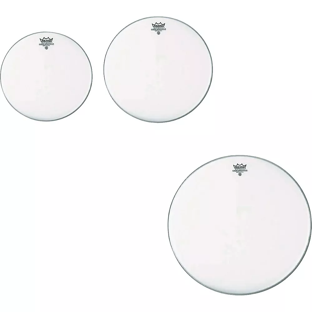 Remo Ambassador Coated New Fusion Tom Drumhead Pack