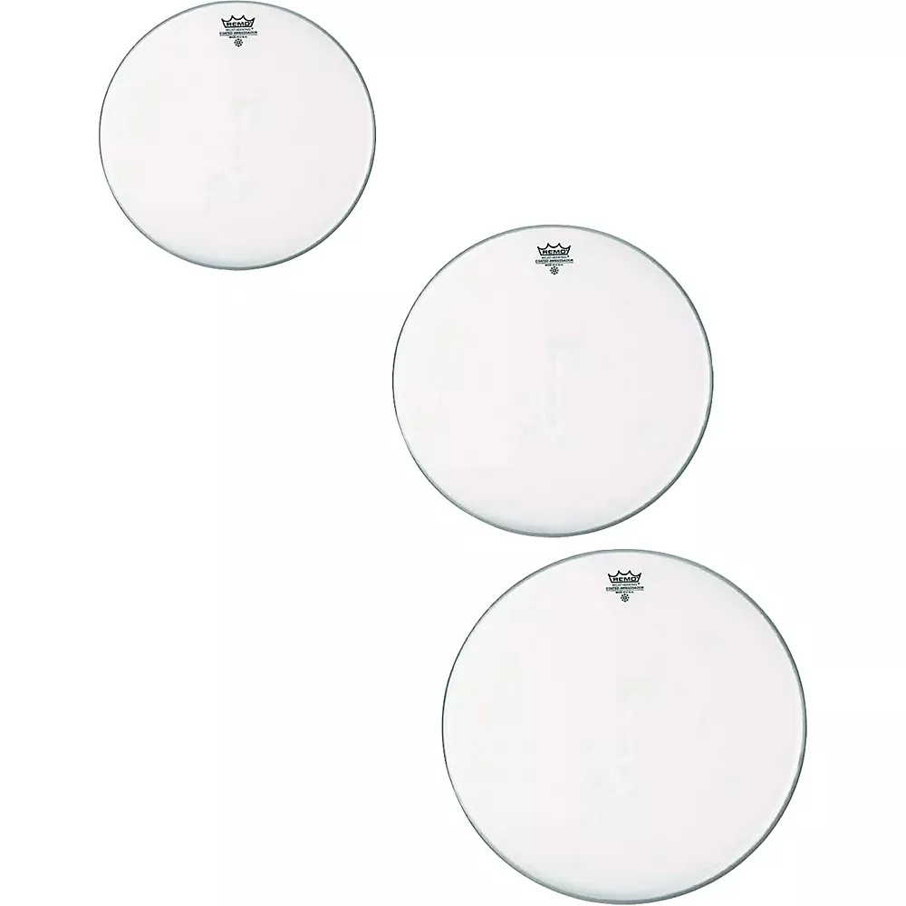 Remo Ambassador Coated Rock Tom Drumhead Pack