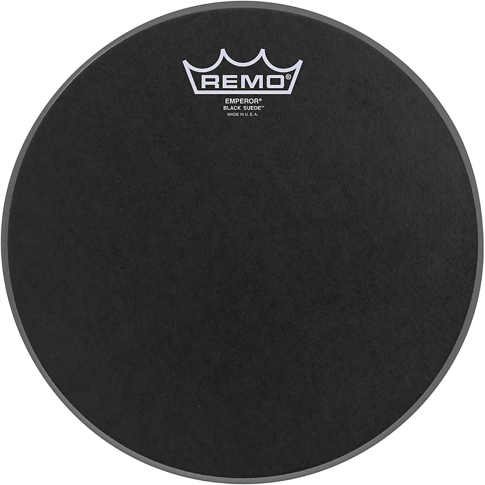 Remo Black Suede Emperor Batter Drum Head 10 in.