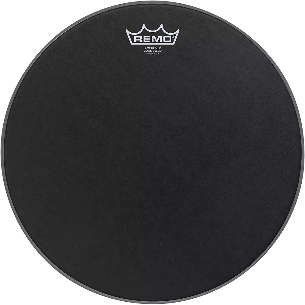 Remo Black Suede Emperor Batter Drum Head 14 in.