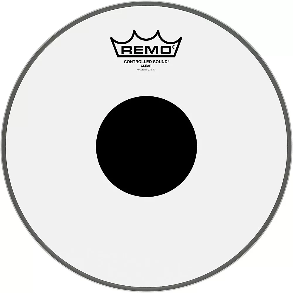 Remo Controlled Sound Black Dot Batter Head - 10 in.