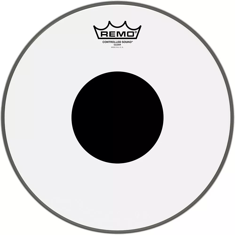 Remo Controlled Sound Black Dot Batter Head - 12 in.