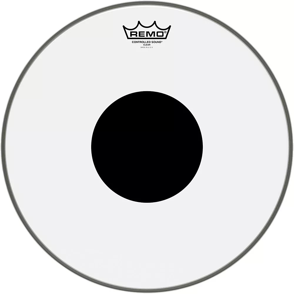 Remo Controlled Sound Black Dot Batter Head - 15 in.