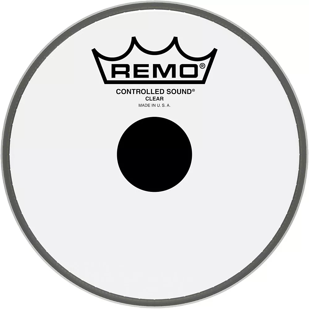 Remo Controlled Sound Black Dot Batter Head - 6 in.