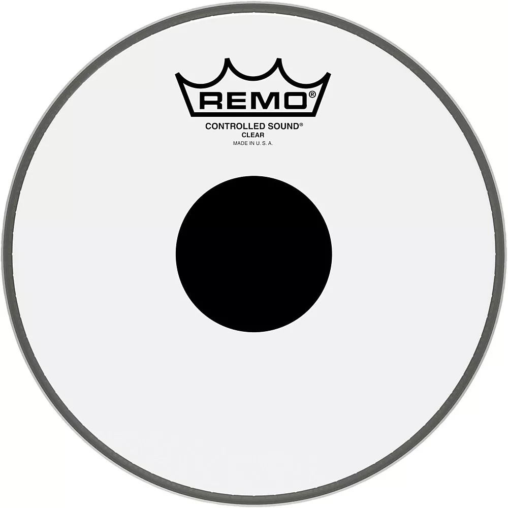 Remo Controlled Sound Black Dot Batter Head - 8 in.